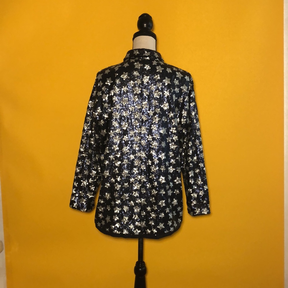 🟠 ZARA TRAFALUC COLLECTION 🟠 sequin long sleeve jacket - Picture 3 of 11